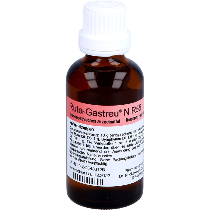 Ruta-Gastreu N R55 Tropfen bei Verletzungen, 50 ml Lösung