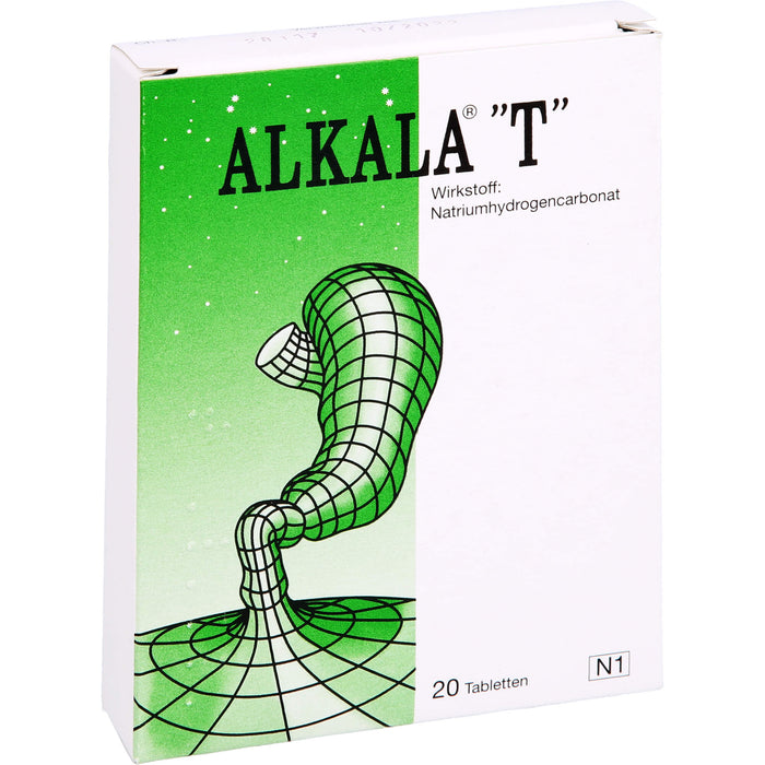 ALKALA T Tabletten bei Sodbrennen und säurebedingten Magenschmerzen, 20 St. Tabletten