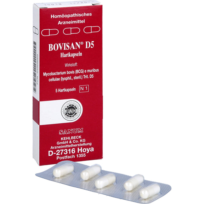 SANUM-KEHLBECK Bovisan D5 Hartkapseln, 5 St. Kapseln