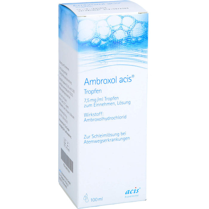 Ambroxol acis® Tropfen, 7,5 mg/ml Tropfen zum Einnehmen, Lösung, 100 ml Lösung