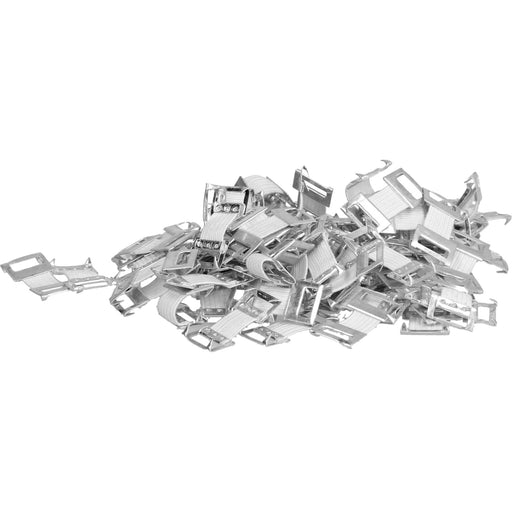 Verbandklammern weiß mit Gummiband, 50 St 