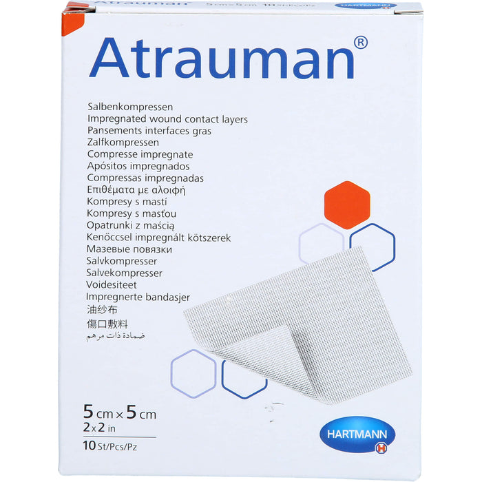 Atrauman 5 x 5 cm Salbenkompressen, 10 St. Kompressen