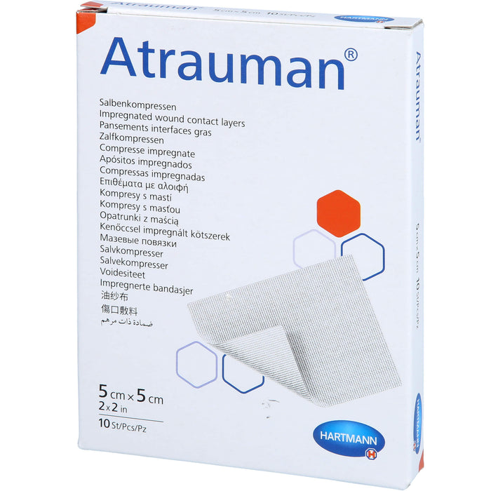 Atrauman 5 x 5 cm Salbenkompressen, 10 St. Kompressen