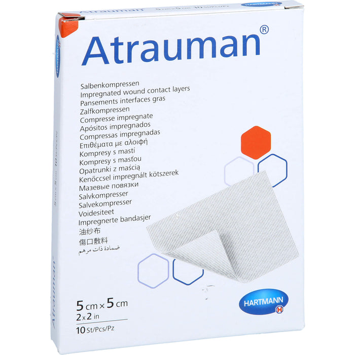 Atrauman 5 x 5 cm Salbenkompressen, 10 St. Kompressen