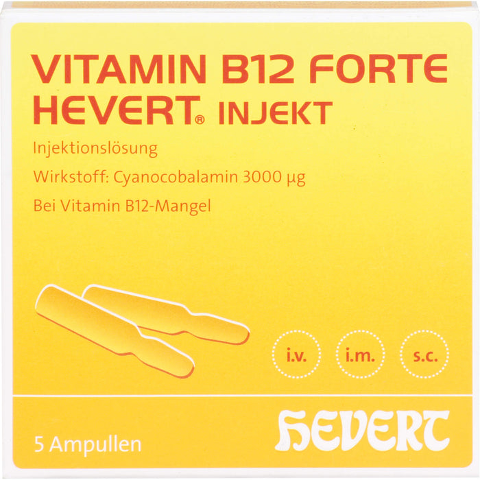 Vitamin B12 Forte Hev Inj, 5X2 ml AMP