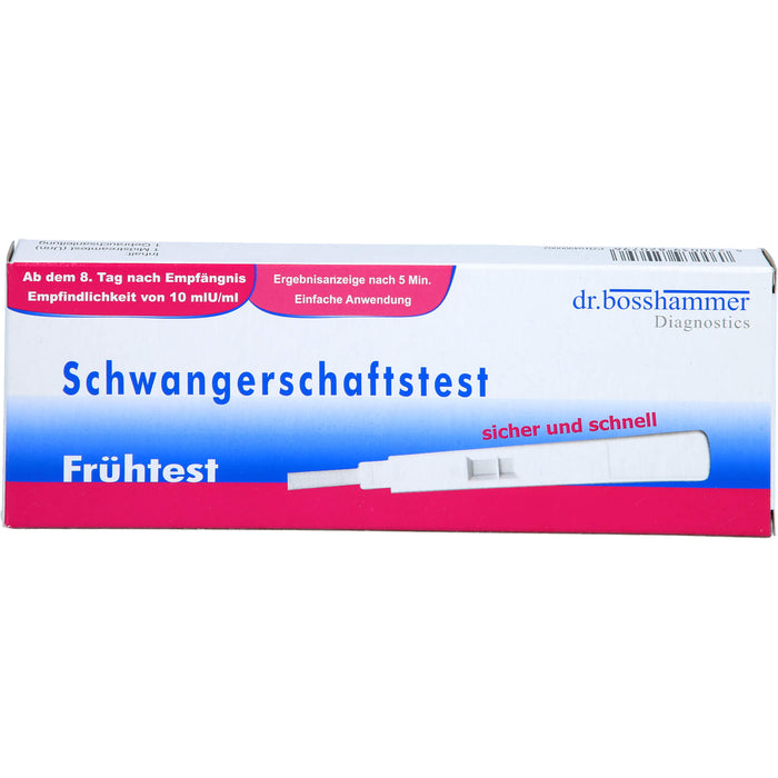 dr.bosshammer Schwangerschaftstest Frühtest, 1 St. Test
