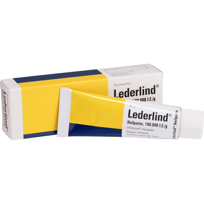 Lederlind Heilpaste 100.000 I.E./g gegen Hefepilzerkrankungen der Haut, 25 g Creme