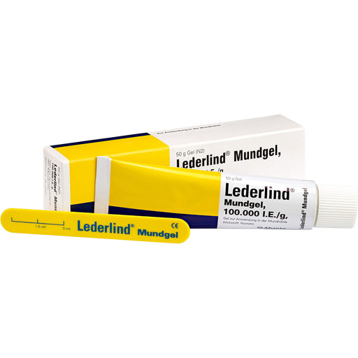 Lederlind Mundgel 100.000 I. E./g bei Hefepilzinfektionen der Mund- & Rachenschleimhaut, 50 g Gel