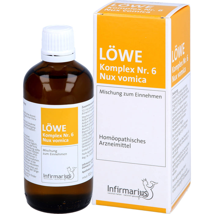 Löwe Komplex Nr. 6 Nux vomica Tropf., 100 ml TRO