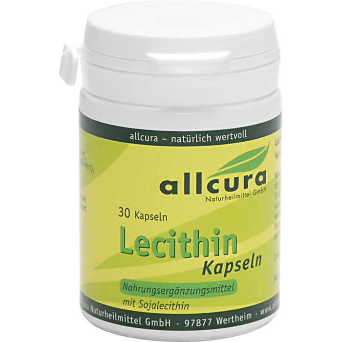 Allcura Lecithin 500 mg Kapseln, 30 St. Kapseln