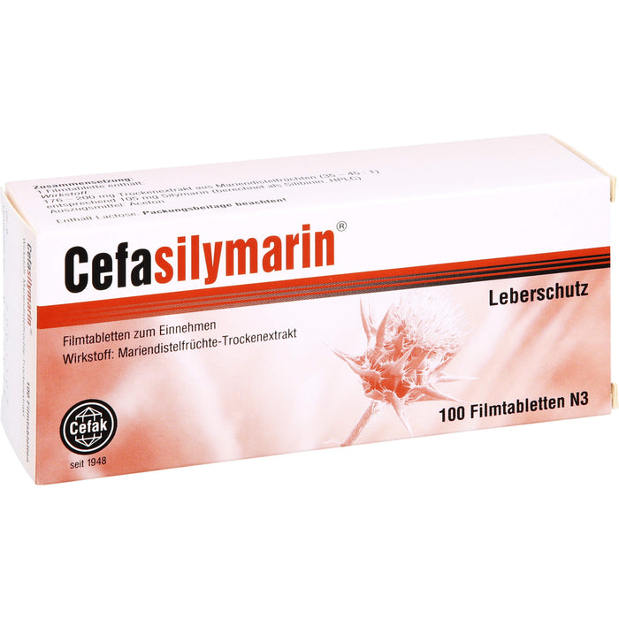 Cefasilymarin Filmtabletten als Leberschutz, 100 St. Tabletten