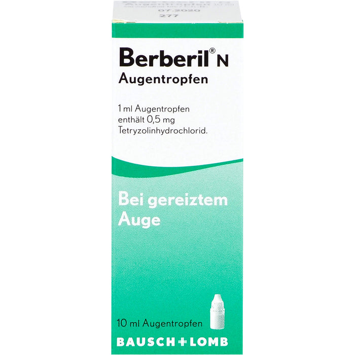 Berberil N Augentropfen bei gereizten Augen, 10 ml Lösung