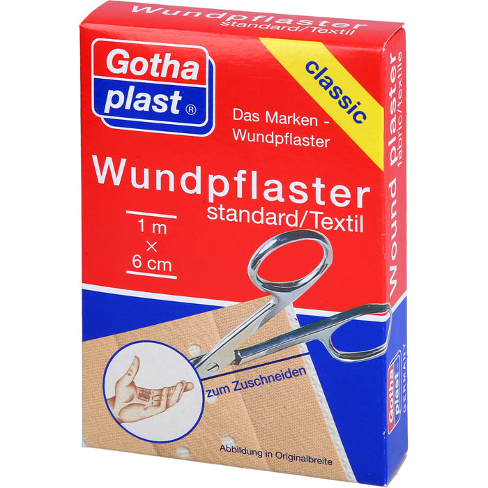 Gothaplast Wundpflaster classic standard Textil 1 m x 6 cm, 1 St. Pflaster