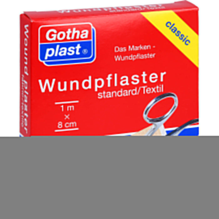 GOTHAPLAST WUNDPFLASTER STANDARD 1MX8CM GESCHNITTE, 1 St PFL