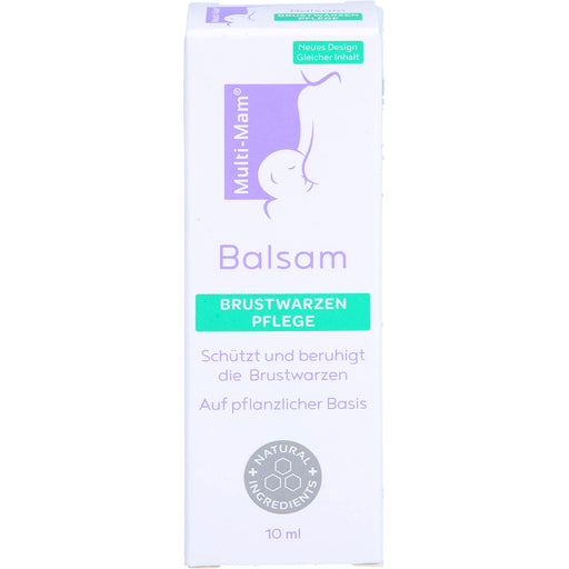 Multi-Mam Balsam zur intensiven Pflege besonders empfindlicher und irritierter Brustwarzen, 10 ml Balsam