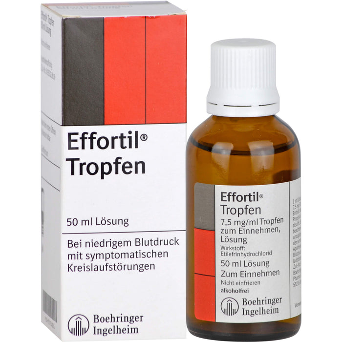 Effortil Tropfen 7,5 mg/ml kohlpharma, Tropfen zum Einnehmen, Lösung, 50 ml Lösung