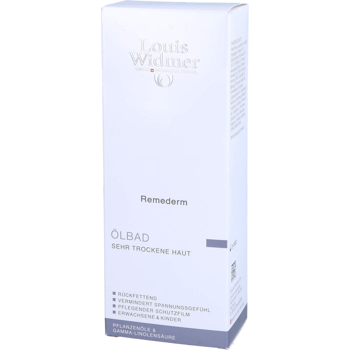 Louis Widmer Remederm Ölbad für sehr trockene Haut, 250 ml Badezusatz