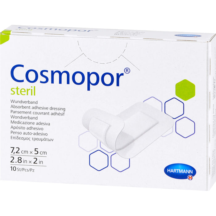 Cosmopor steril 7,2 cm x 5 cm Pflaster, 10 pcs. Patch