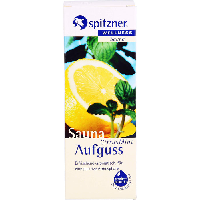 Spitzner Saunaaufguss CitrusMint Wellness, 190 ml Konzentrat