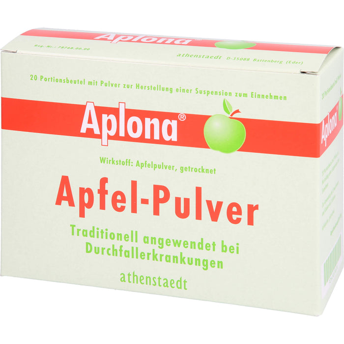 Aplona Apfel-Pulver bei Durchfallerkrankungen, 20 St. Beutel