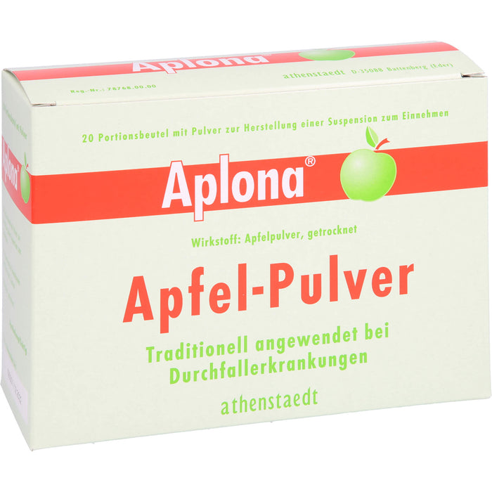 Aplona Apfel-Pulver bei Durchfallerkrankungen, 20 St. Beutel