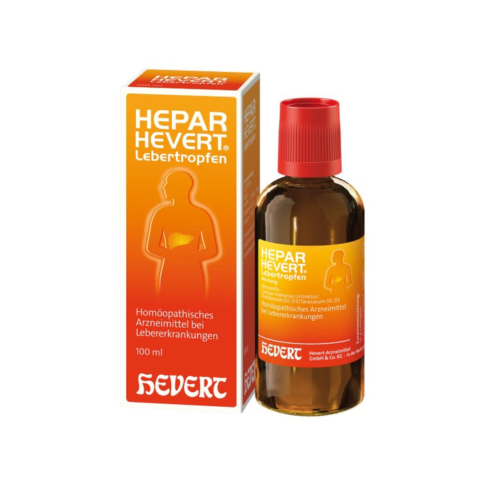 Hepar Hevert Lebertropfen, 100 ml Lösung