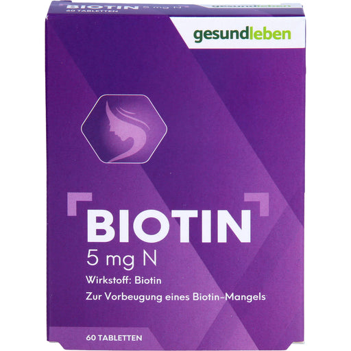 Gesundleben Biotin 5 mg N Tabletten, 60 St. Tabletten