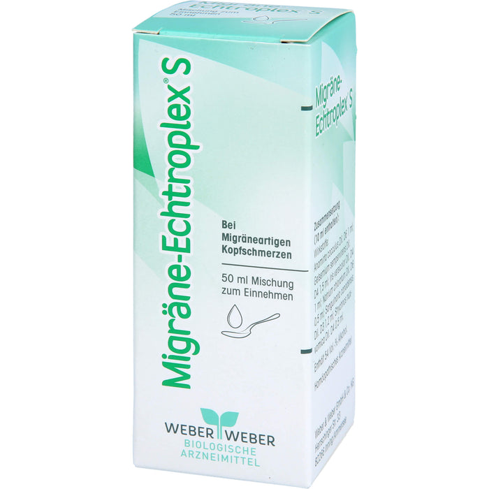 Migräne-Echtroplex S Mischung bei migräneartigen Kopfschmerzen, 50 ml Mischung
