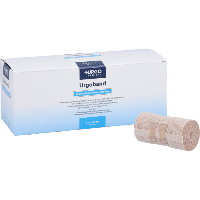 URGOBAND KURZZUGBINDE 5MX10CM OHNE CELLOPHAN, 10 St BIN