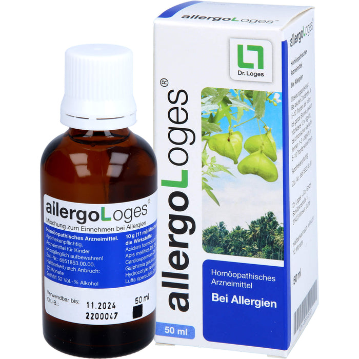 allergo-loges® Mischung zum Einnehmen, 50 ml Lösung