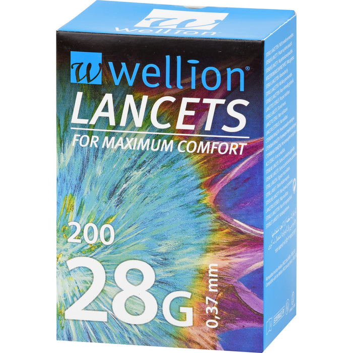 WELLION 28G Lancets, 200 St LAN