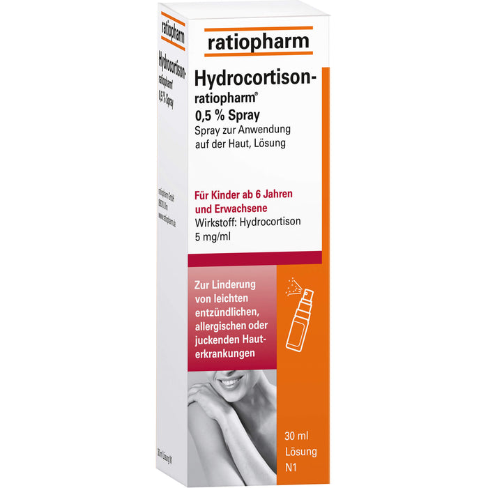 Hydrocortison-ratiopharm 0,5 % Spray, 30 ml Lösung