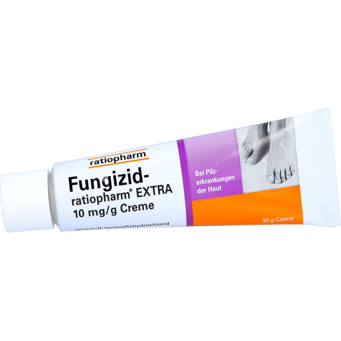 Fungizid-ratiopharm Extra Creme bei Pilzerkrankungen der Haut, 30 g Creme