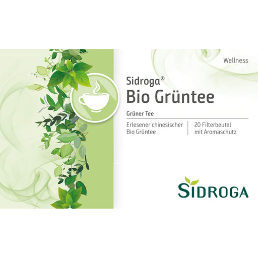 Sidroga Wellness Bio Grüntee, 20 St. Filterbeutel