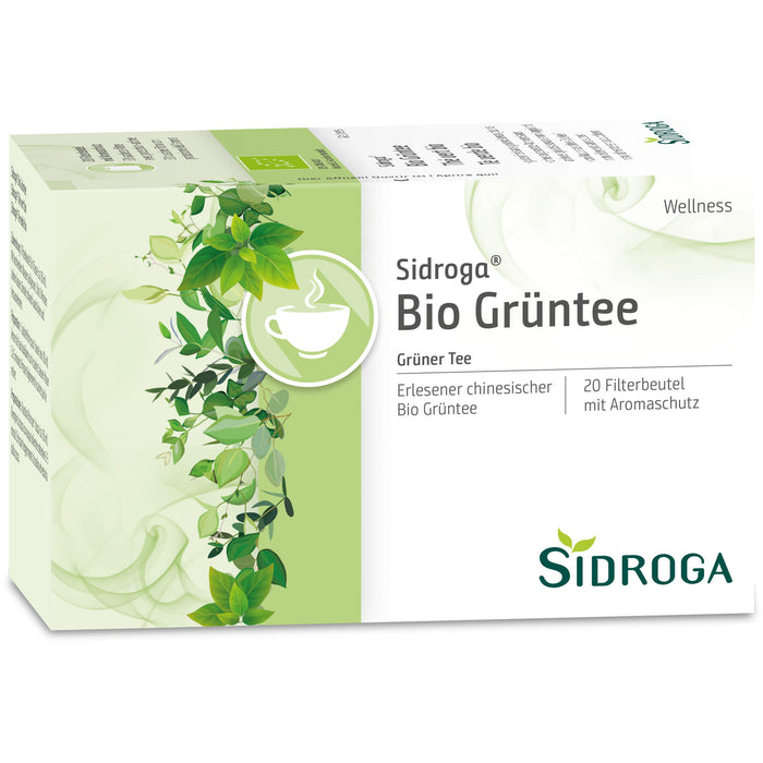 Sidroga Wellness Bio Grüntee, 20 St. Filterbeutel