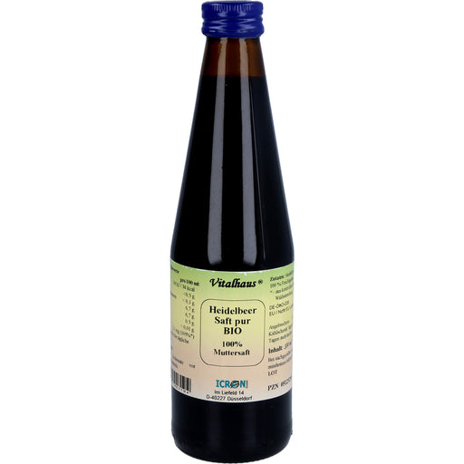 Heidelbeersaft Pur BIO VITALHAUS, 330 ml SAF