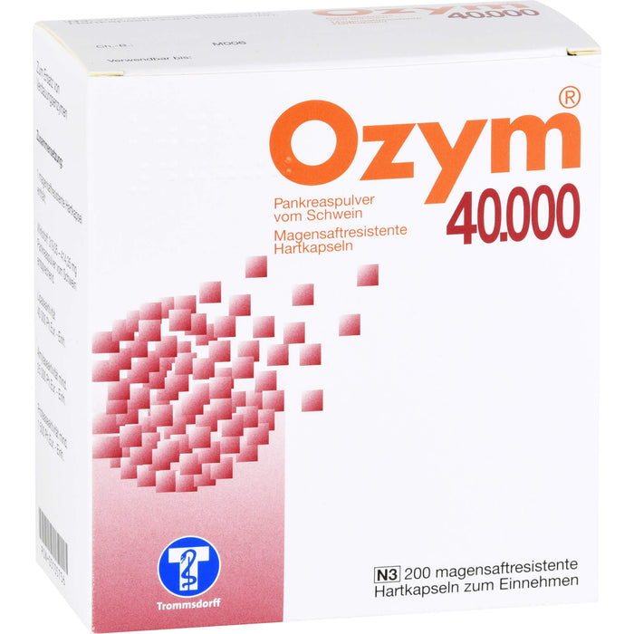 Ozym® 40.000, magensaftresistente Hartkapseln, 200 St KMR