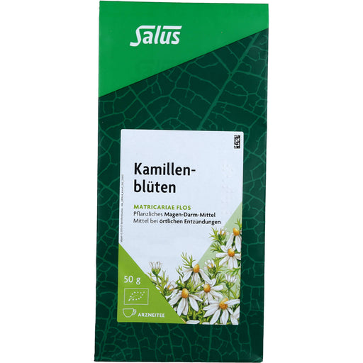 Salus Kamillenblüten Bio bei Magen-Darm-Beschwerden und Erkältungen, 50 g Tee
