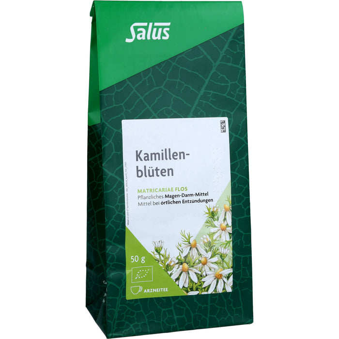 Salus Kamillenblüten Bio bei Magen-Darm-Beschwerden und Erkältungen, 50 g Tee