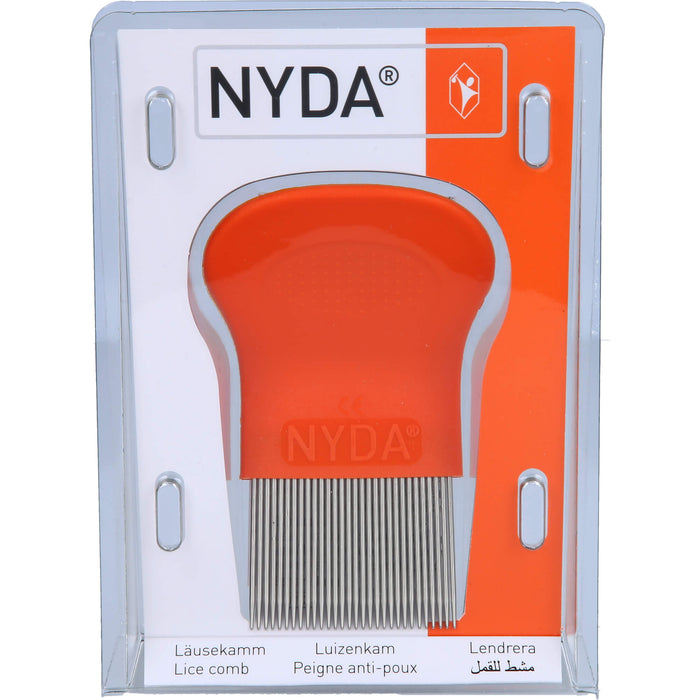 NYDA  Läuse- und Nissenkamm Metall, 1 St. Kamm