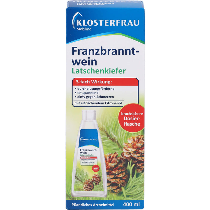 Klosterfrau Franzbranntwein Dosierfl.Latschenkief., 400 ml Lösung