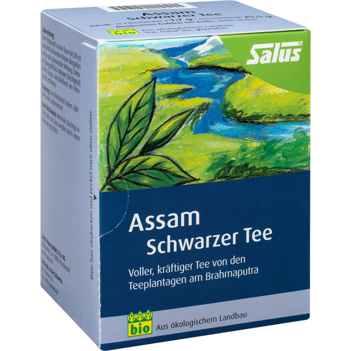 Salus schwarzer Tee Assam bio, 15 St. Filterbeutel