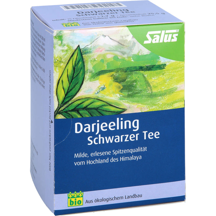 Darjeeling Schwarzer Tee bio Salus, 15 St. Filterbeutel