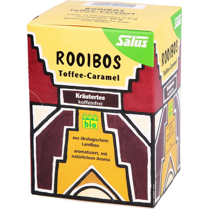 Rooibostee Toffee-Caramel Kräutertee bio Salus, 15 St FBE
