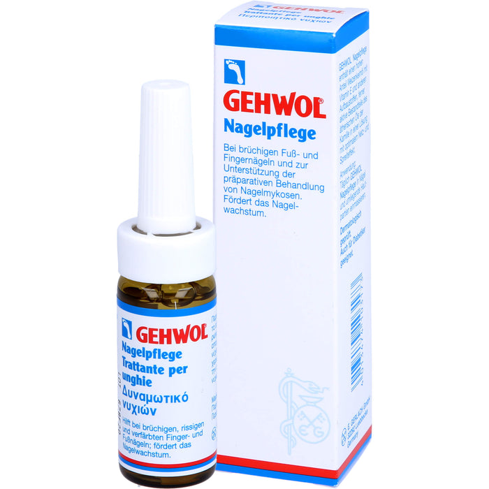 GEHWOL Nagelpflege bei brüchigen Fuß- und Fingernägeln, 15 ml Lösung