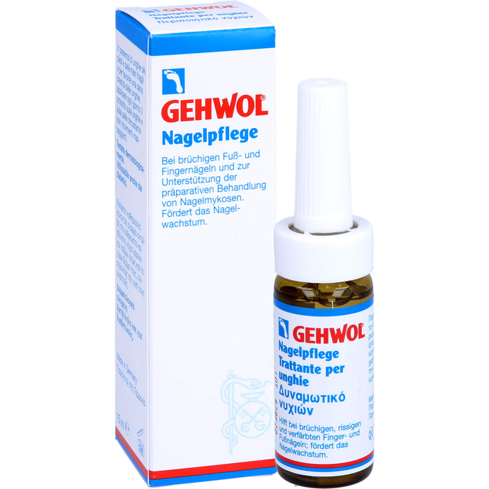 GEHWOL Nagelpflege bei brüchigen Fuß- und Fingernägeln, 15 ml Lösung