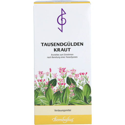 Bombastus Tausendgüldenkraut Arzneitee Verdauungsmittel, 75 g Tee