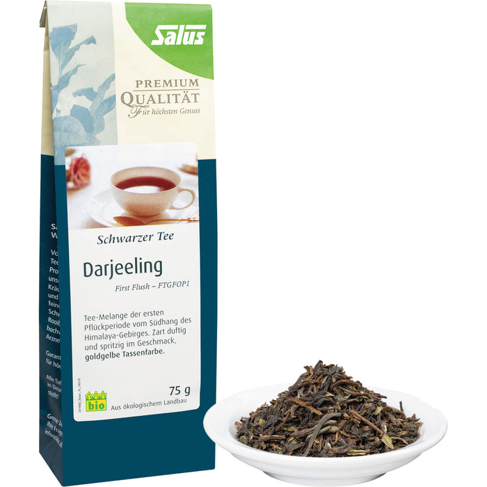 Salus Darjeeling schwarzer Tee, 75 g Tee