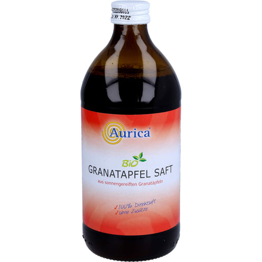 Aurica Granatapfel Bio Direktsaft, 500 ml Lösung