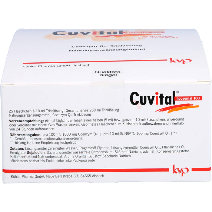 Cuvital® liposomal 100, 25X10 ml